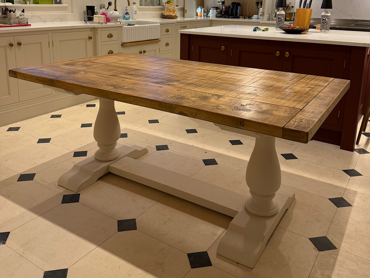 Balustrade Pedestal Table